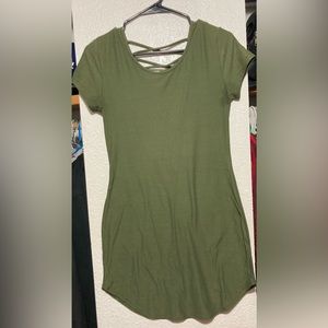 Womens Olive Green Dress